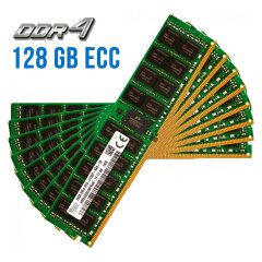 Комплект: Серверная оперативная память Hynix / 128 GB (8x16 GB) / 2Rx4 PC4-2133P / DDR4 ECC / 2133 MHz