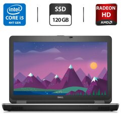 Ноутбук Dell Latitude E6540 / 15.6" (1366x768) TN / Intel Core i5-4310M (2 (4) ядра по 2.7 - 3.4 GHz) / 4 GB DDR3 / 120 GB SSD / AMD Radeon HD 8790M, 2 GB GDDR5, 128-bit / DVD-ROM / HDMI