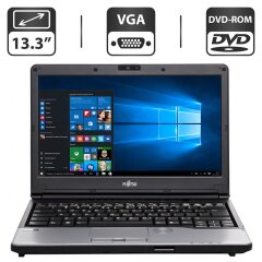 Ноутбук Fujitsu LifeBook S762 / 13.3" (1366x768) TN / Intel Core i5-3320M (2 (4) ядра по 2.6 - 3.3 GHz) / 4 GB DDR3 / 500 GB HDD / Intel HD Graphics 4000 / WebCam