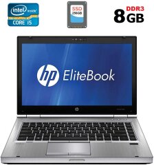Ноутбук HP EliteBook 8460P / 14" (1366x768) TN / Intel Core i5-2520M (2 (4) ядра по 2.5 - 3.2 GHz) / 8 GB DDR3 / 256 GB SSD / Intel HD Graphics 3000 / DVD-RW / DisplayPort