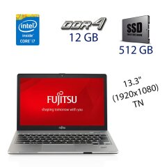 Ультрабук Fujitsu LifeBook S936 / 13.3" (1920x1080) TN / Intel Core i7-6600U (2 (4) ядра по 2.6 - 3.4 GHz) / 12 GB DDR4 / 512 GB SSD / WebCam / HDMI