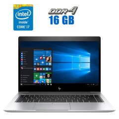 Ультрабук HP EliteBook 840 G6 / 14" (1920x1080) IPS / Intel Core i7-8665U (4 (8) ядра по 1.9 - 4.8 GHz) / 16 GB DDR4 / 256 GB SSD M.2 / Intel UHD Graphics 620 / WebCam / HDMI