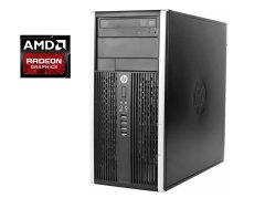 ПК HP Compaq Pro 6005 Tower / AMD Phenom II X3 B75 (3 ядра по 3.0 GHz) / 8 GB DDR3 / 500 GB HDD / AMD Radeon HD 6450, 1 GB DDR3, 64-bit / DVD-ROM