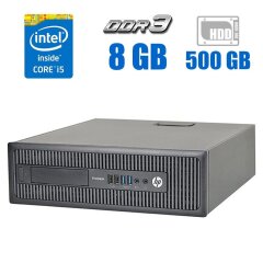 Компьютер HP ProDesk 600 G1 SFF / Intel Core i5-4590S (4 ядра по 3.0 - 3.7 GHz) / 8 GB DDR3 / 500 GB HDD / Intel HD Graphics 4600