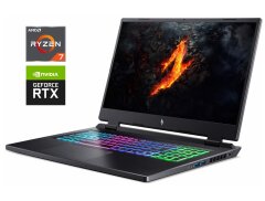 Игровой ноутбук Б-класс Acer Nitro 17 AN17-42 / 17.3" (1920x1080) IPS / AMD Ryzen 7 8845HS (8 (16) ядер по 3.8 - 5.1 GHz) / 16 GB DDR5 / 1000 GB SSD NVMe / nVidia GeForce RTX 4060, 8 GB GDDR6, 128-bit / WebCam