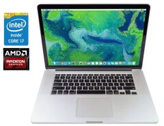 Игровой ноутбук Б-класс Apple MacBook Pro A1990 2018 / 15.4" (2880x1800) IPS / Intel Core i7-8850H (6 (12) ядер по 2.6 - 4.3 GHz) / 16 GB DDR4 / 500 GB SSD / AMD Radeon Pro 560X, 4 GB GDDR5, 128-bit / WebCam / macOS