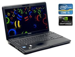 Ноутбук А-класс Toshiba Satellite C660-1TK / 15.6" (1366x768) TN / Intel Core i5-2410M (2 (4) ядра по 2.3 - 2.9 GHz) / 4 GB DDR3 / 128 GB SSD / nVidia GeForce 315M, 512 MB GDDR3, 64-bit / WebCam / DVD-RW / Win 10 Pro
