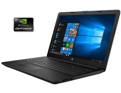 Ноутбук HP 15-da0234ur / 15.6" (1920x1080) IPS / Intel Pentium Silver N5000 (4 ядра по 1.1 - 2.7) / 8 GB DDR4 / 256 GB SSD / nVidia GeForce MX110, 2 GB GDDR5, 64-bit / WebCam / Win 11 Pro