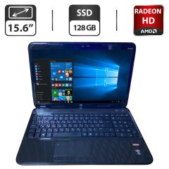 Ноутбук HP Pavilion G6 / 15.6" (1366x768) TN / AMD A10-4600M (4 ядра по 2.3 - 3.2 GHz) / 8 GB DDR3 / 128 GB SSD / AMD Radeon HD 7610M, 1 GB GDDR3, 128-bit / WebCam / DVD-ROM