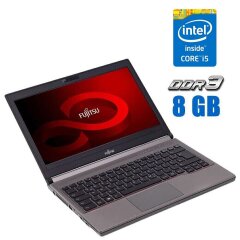 Ноутбук Fujitsu LifeBook E744 / 14" (1600x900) TN / Intel Core i5-4200M (2 (4) ядра по 2.5 - 3.1 GHz) / 8 GB DDR3 / 480 GB SSD / Intel HD Graphics 4600 / WebCam
