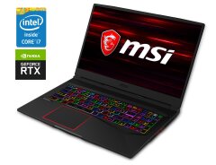 Ігровий ноутбук MSI GE75 Raider 8SG / 17.3" (1920x1080) IPS / Intel Core i7-8750H (6 (12) ядер по 2.2 - 4.1 GHz) / 16 GB DDR4 / 128 GB SSD M.2 + 2000 GB HDD / nVidia GeForce RTX 2080, 8 GB GDDR6, 256-bit / WebCam