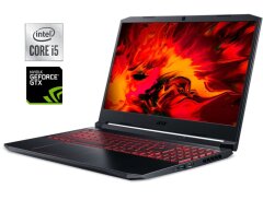 Игровой ноутбук Б-класс Acer Nitro 5 AN515-55-53AG / 15.6" (1920x1080) IPS / Intel Core i5-10300H (4 (8) ядра по 2.5 - 4.5 GHz) / 16 GB DDR4 / 256 GB SSD + 256 GB SSD / nVidia GeForce GTX 1650, 4 GB GDDR6, 128-bit / WebCam / Win 11