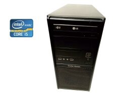 ПК Cooler Master Tower / Intel Core i5-2400 (4 ядра по 3.1 - 3.4 GHz) / 8 GB DDR3 / 120 GB SSD + 500 GB HDD / AMD Radeon HD 7350, 1 GB GDDR3, 64-bit / 460W