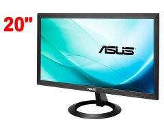 Монитор Б-класс Asus VX207DE / 20" (1366x768) TN / 1x VGA / Кабели в комплекте