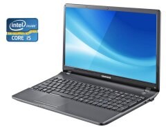 Ноутбук Samsung NP300E5C / 15.6" (1366x768) TN / Intel Core i5-3210M (2 (4) ядра по 2.5 - 3.1 GHz) / 8 GB DDR3 / 240 GB SSD /  Intel HD Graphics 4000 / WebCam / DVD-ROM / Win 10 Pro