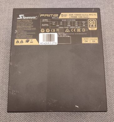 Блок питания Seasonic Prime Gold SSR-1300GD / 1300W / 24+4(4)+8(8) pin + Кабели в комплекте