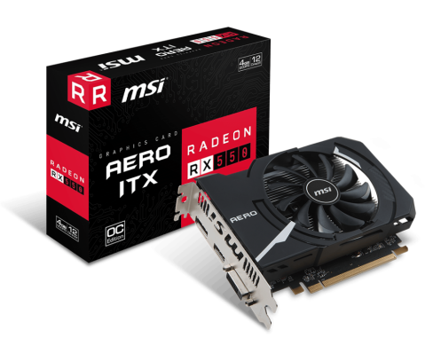 Дискретная видеокарта AMD Radeon RX 550 4GB GDDR5