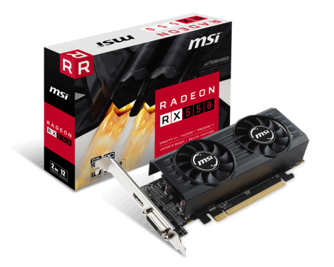 Дискретная видеокарта AMD Radeon RX 550 4GB GDDR5