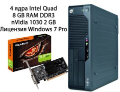 Fujitsu E5731 SFF / Intel Core 2 Quad Q8200 (4 ядра по 2.33GHz) / 8GB DDR3 / 320GB HDD / NEW nVidia 1030 2 GB Dx12