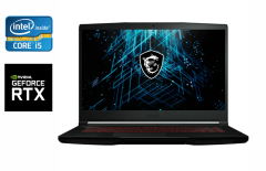 Игровой ноутбук MSI GF63 Thin 11UC / 15.6" (1920x1080) IPS / Intel Core i5-11400H (6 (12) ядер по 2.7 - 4.5 GHz) / 16 GB DDR4 / 512 GB SSD / nVidia GeForce RTX 3050, 4 GB GDDR6, 128-bit / WebCam / Windows 111