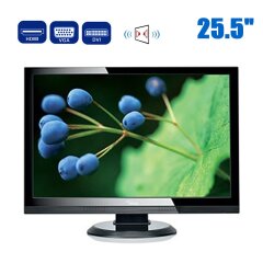 Монитор Б-класс Fujitsu SL3260W / 25.5" (1920x1200) TN / DVI, HDMI, VGA / VESA 100 / Встроенные колонки 2x 2w 