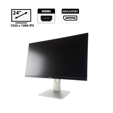 Монитор Dell UltraSharp U2414H / 24" (1920х1080) IPS WLED / HDMI, DP, USB Hub Монитор Dell UltraSharp U2414H / 24" (1920х1080) IPS WLED / HDMI, DP, USB Hub
