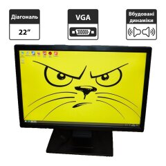 Монитор Fujitsu B22w-5 / 22" (1680x1050) TN / DVI, VGA / Встроенные динамики 2x 1.0W