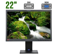 Монитор Lenovo ThinkVision L2250pwD / 22" (1680x1050) TN / DVI, VGA / VESA 100x100