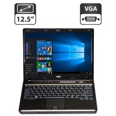 Нетбук Б-класс Fujitsu LifeBook P770 / 12.5" (1366x768) TN / Intel Core i7-660UM (2 (4) ядра по 1.33 - 2.4 GHz) / 4 GB DDR3 / 500 GB HDD / Intel HD Graphics / WebCam / VGA