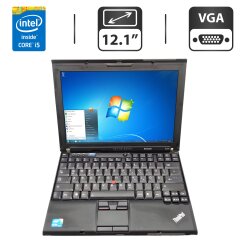 Нетбук Lenovo ThinkPad X201 / 12.1" (1366x768) TN / Intel Core i5-520M (2 (4) ядра по 2.4 - 2.93 GHz) / 6 GB DDR3 / 250 GB HDD / Intel HD Graphics / WebCam