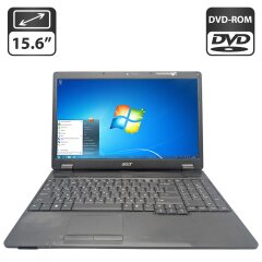 Ноутбук Acer Extensa 5635G / 15.6" (1366x768) TN / Intel Core 2 Duo T6600 (2 ядра по 2.2 GHz) / 6 GB DDR3 / 500 GB HDD / Intel Graphics / WebCam / DVD-ROM / Без АКБ