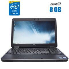 Ноутбук Dell Latitude E6540 / 15.6" (1920x1080) IPS / Intel Core i5-4300M (2 (4) ядра по 2.6 - 3.3 GHz) / 8 GB DDR3 / 240 GB SSD / Intel HD Graphics 4600 / WebCam