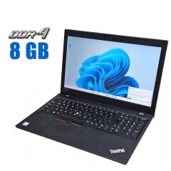 Ноутбук Lenovo ThinkPad L590 / 15.6" (1366x768) TN / Intel Core i3-8145U (2 (4) ядра по 2.1 - 3.9 GHz) / 8 GB DDR4 / 256 GB SSD M.2 / Intel UHD Graphics / WebCam 