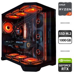 Сборка под заказ: новый игровой ПК GameMax Hype-M Black Tower / AMD Ryzen 7 7800X3D (8 (16) ядер по 4.2 - 5.0 GHz) / 32 GB DDR5 / 1000 GB SSD M.2 / nVidia GeForce RTX 5070 Ti, 16 GB GDDR7, 256-bit / 850W
