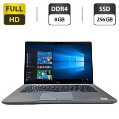 Ультрабук Dell Latitude 5410 / 14" (1920x1080) IPS / Intel Core i5-10310U (4 (8) ядра по 1.7 - 4.4 GHz) / 8 GB DDR4 / 256 GB SSD M.2 / Intel UHD Graphics / WebCam