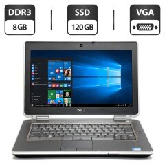 Ноутбук Dell Latitude E6420 / 14" (1366x768) TN / Intel Core i5-2520M (2 (4) ядра по 2.5 - 3.2 GHz) / 8 GB DDR3 / 120 GB SSD / Intel HD Graphics 3000 / WebCam