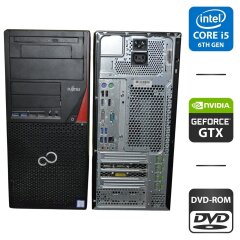 Компьютер Fujitsu Esprimo P756 E90 Tower / Intel Core i5-6500 (4 ядра по 3.2 - 3.6 GHz) / 8 GB DDR4 / 160 GB HDD / nVidia GeForce GTX 745, 2 GB GDDR3, 128-bit / Windows 10 Pro