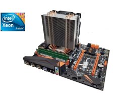 Комплект: Материнская плата Huananzhi X99 BD4 + Intel Xeon E5-2680 v4 (14 (28) ядер по 2.4 - 3.3 GHz) + 16 GB DDR4 + Кулер SNOWMAN M-T6
