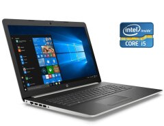 Ноутбук HP 17-by0062cl / 17.3" (1600x900) TN / Intel Core i5-8250U (4 (8) ядра по 1.6 - 3.4 GHz) / 8 GB DDR4 / 480 GB SSD / Intel UHD Graphics 620 / WebCam / DVD-ROM / Win 10 Home
