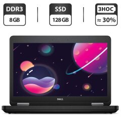 Ноутбук Dell Latitude E5540 / 15.6" (1366x768) TN / Intel Core i5-4200U (2 (4) ядра по 1.6 - 2.6 GHz) / 8 GB DDR3 / 128 GB SSD / Intel HD Graphics 4400 / DVD-ROM / VGA