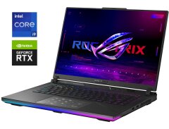 Ігровий ноутбук Б-клас Asus ROG Strix Scar 16 G634JZ / 16" (2560x1600) IPS / Intel Core i9-13980HX (24 (32) ядер по 2.2 - 5.5 GHz) / 32 GB DDR5 / 1000 GB SSD NVMe / nVidia GeForce RTX 4080, 12 GB GDDR6, 192-bit / WebCam