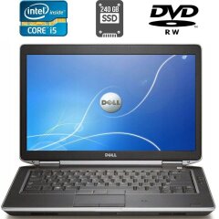 Ноутбук Б-класс Dell Latitude E6430 / 14" (1366x768) TN / Intel Core i5-3210M (2 (4) ядра по 2.5 - 3.1 GHz) / 8 GB DDR3 / 500 GB HDD / Intel HD Graphics 4000 / DVD-RW / HDMI