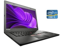 Ультрабук Б-класс Lenovo Thinkpad T450 / 14" (1366x768) TN / Intel Core i5-5200U (2 (4) ядра по 2.2 - 2.7 GHz) / 8 GB DDR3 / 240 GB SSD / Intel HD Graphics 5500 / WebCam