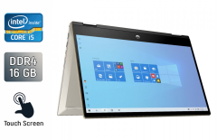 Ноутбук-трансформер HP Pavilion x360 14m-dw0023dx / 14" (1920x1080) IPS Touch / Intel Core i5-1035G1 (4 (8) ядра по 1.0 - 3.6 GHz) / 16 GB DDR4 / 512 GB SSD / Intel UHD Graphics / WebCam / TouchID / Windows 10