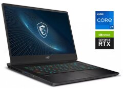 Игровой ноутбук Б-класс MSI Vector GP66 12UGS / 15.6" (2560x1440) IPS / Intel Core i7-12700H (14 (20) ядер по 3.5 - 4.7 GHz) / 32 GB DDR5 / 480 GB SSD / nVidia GeForce RTX 3070 Ti, 8 GB GDDR6, 256-bit / WebCam
