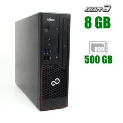 Неттоп Fujitsu Esprimo C700 USFF / Intel Core i3-2100 (2 (4) ядра по 3.1 GHz) / 8 GB DDR3 / 500 GB HDD / Intel HD Graphics / DVD-ROM