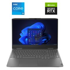 Игровой ноутбук Lenovo LOQ 15IRH8 / 15.6" (1920x1080) IPS / Intel Core i5-13420H (8 (12) ядер по 2.1 - 4.6 GHz) / 16 GB DDR5 / 1000 GB SSD NVMe / nVidia GeForce RTX 3050, 6 GB GDDR6, 96-bit / WebCam