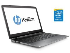Ноутбук Б-клас HP Pavilion 17-g015dx / 17.3" (1600x900) TN / Intel Core i7-5500U (2 (4) ядра по 2.4 - 3.0 GHz) / 8 GB DDR3 / 240 GB SSD / Intel HD Graphics 5500 / WebCam / Win 10 Home
