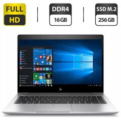 Ультрабук Б-класс HP EliteBook 745 G5 / 14" (1920x1080) TN / AMD Ryzen 5 Pro 2500U (4 (8) ядра по 2.0 - 3.6 GHz) / 16 GB DDR4 / 256 GB SSD M.2 / AMD Radeon Vega 8 Graphics / WebCam + Беспроводная мышка