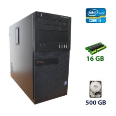 Dell OptiPlex XE2 Tower / Intel Core i5-4590 (4 ядра по 3.3 - 3.7 GHz) / 16 GB DDR3 / 500 GB HDD / nVidia GeForce GTX 960, 4 GB GDDR5, 128-bit